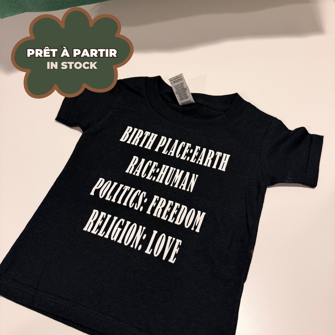 *FRIPERIE AHB* BIRTH PLACE (TODDLER) T-SHIRT