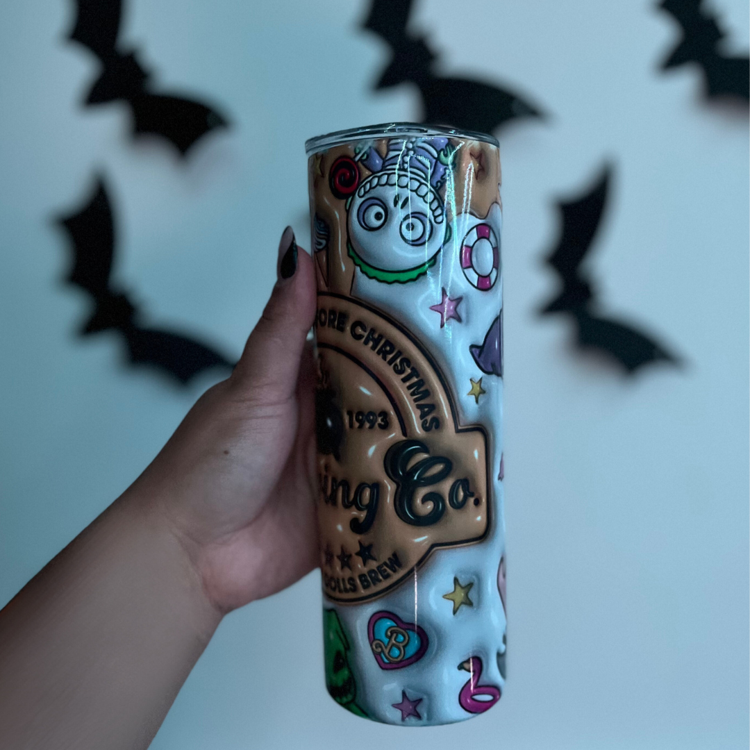 NIGHTMARE BEFORE XMAS TUMBLER 20oz