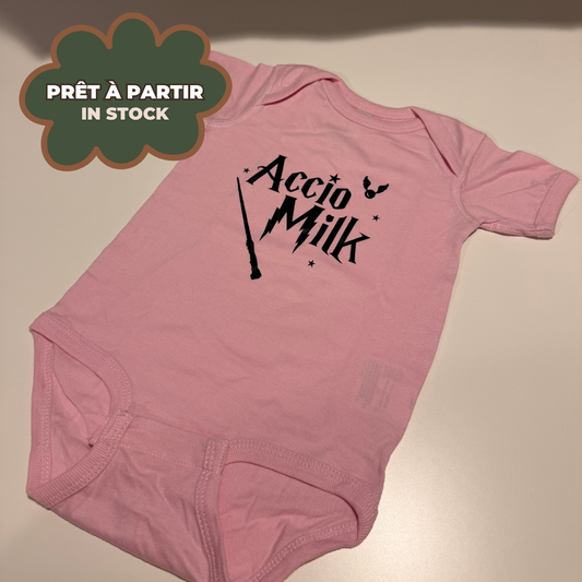 *AHB FRIPERIE* ACCIO MILK (BABY) ONESIE