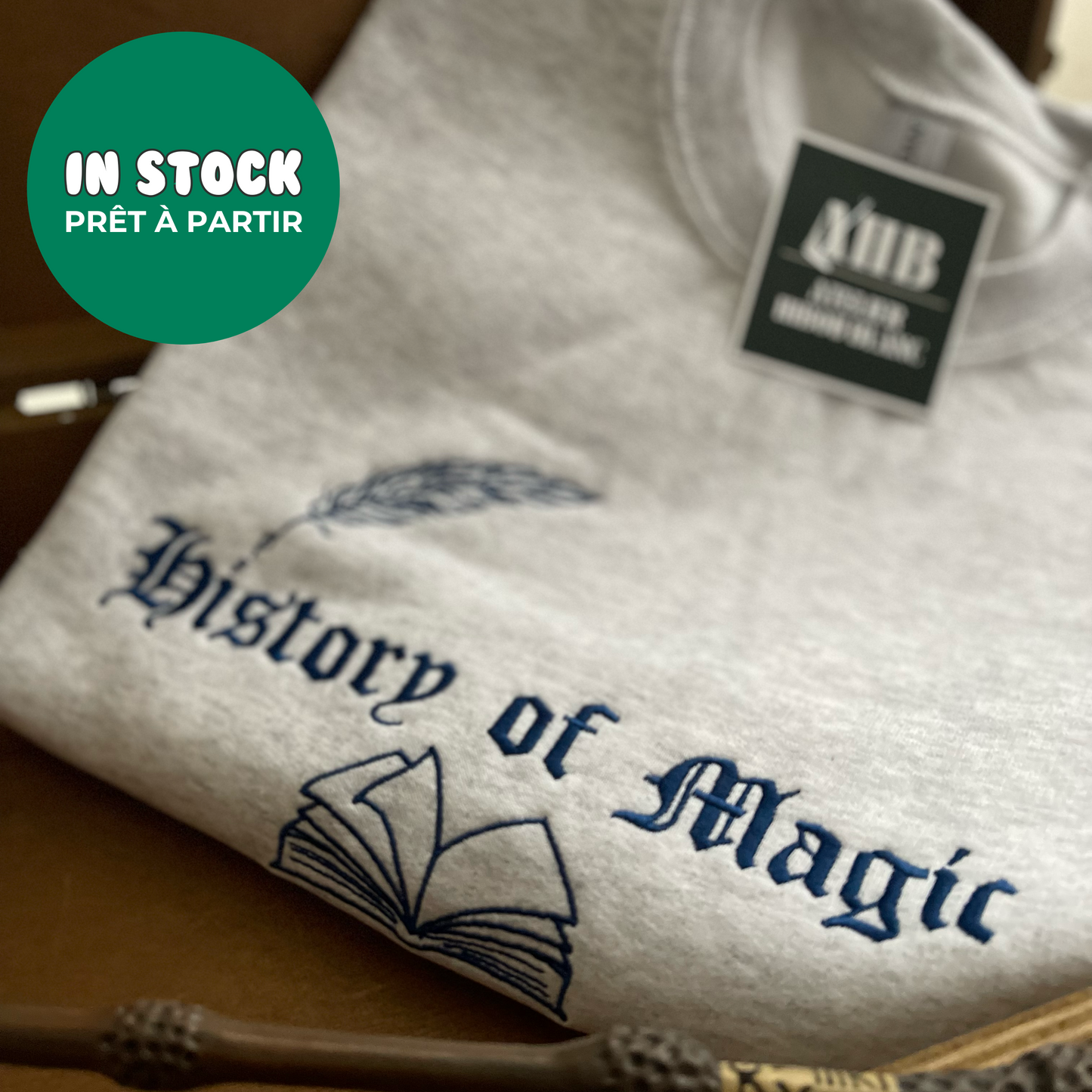 HISTORY OF MAGIC EMBROIDERED CREWNECK