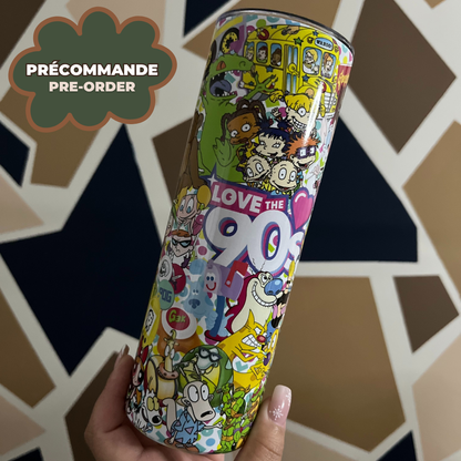 *PRÉCOMMANDE* GOBELET ISOTHERME LOVE THE 90s 20 oz