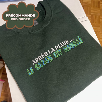 *PRE ORDER* APRÈS LA PLUIE CREWNECK