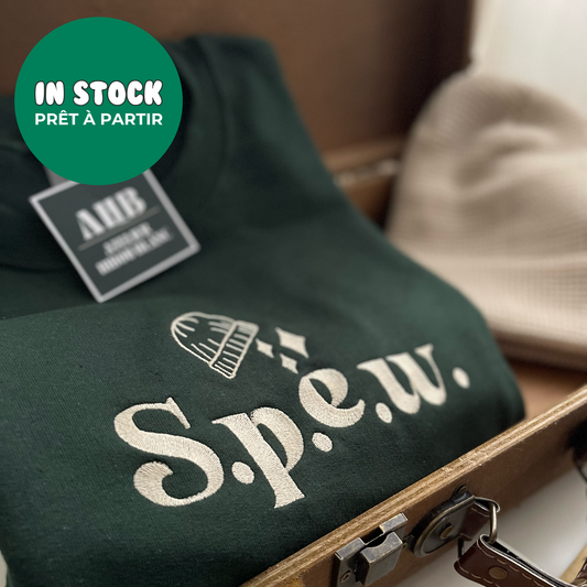 SPEW EMBROIDERED CREWNECK