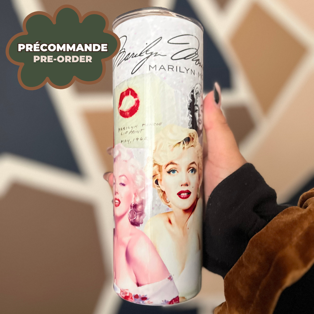 *PRÉCOMMANDE* GOBELET ISOTHERME MARILYN MONROE 20 oz