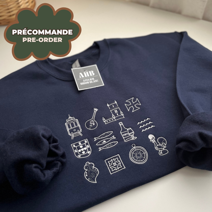 *PRÉCOMMANDE* PORTUGAL LINES CREWNECK