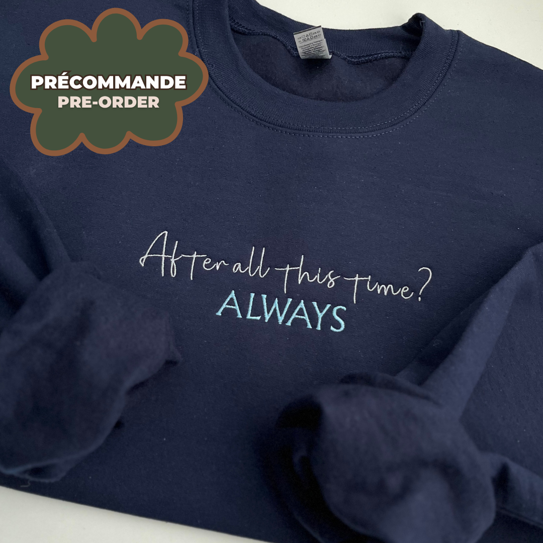 *PRÉCOMMANDE* AFTER ALL THIS TIME CREWNECK