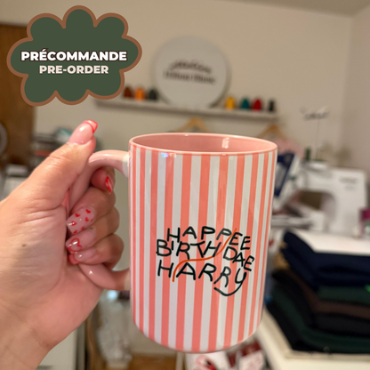 *PREORDER* HBD HARRY VINTAGE VIBES MUG (PINK 15oz)