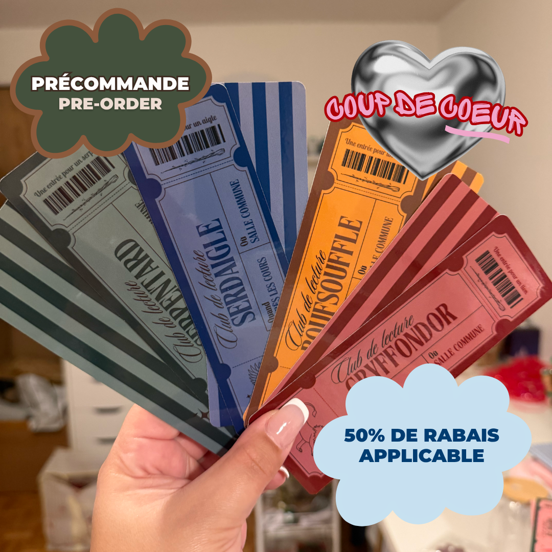*PRE ORDER* MAGIC HOUSES BOOKMARKS (DIFFERENT PACKS)