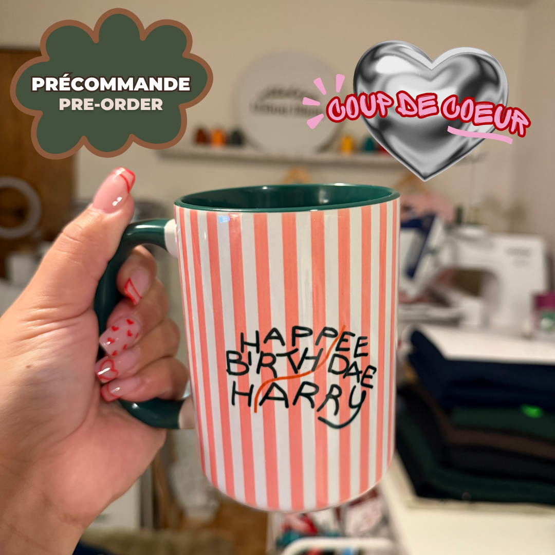 *PREORDER* HBD HARRY VINTAGE VIBES MUG (GREEN 15oz)