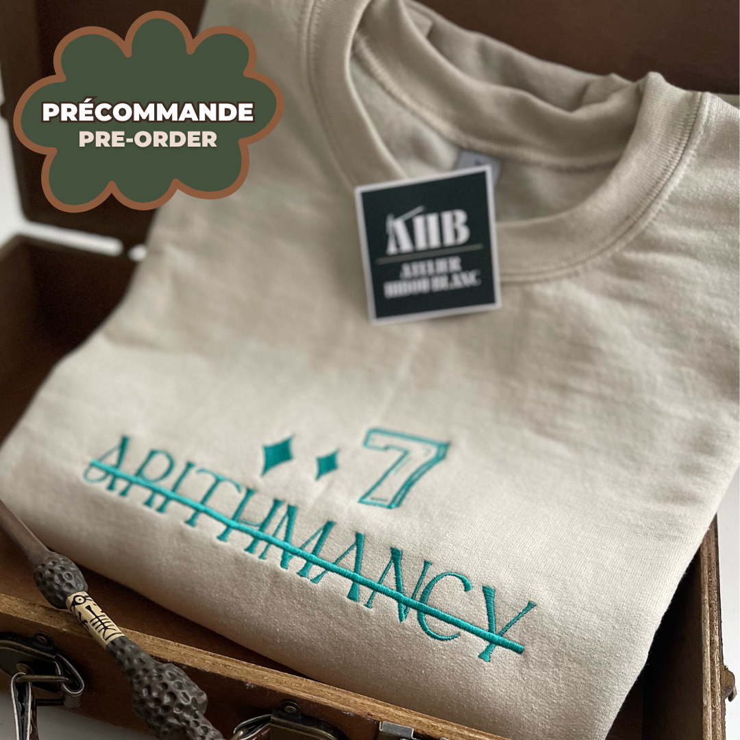 *PRE ORDER* ARITHMANCY EMBROIDERED CREWNECK