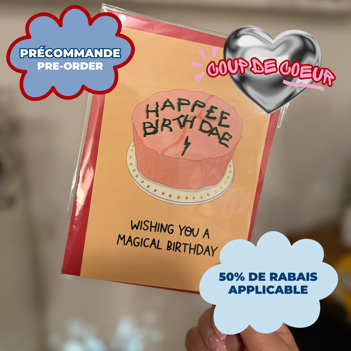 *PRE ORDER* HAPPEE BIRTHDAE BIRTHDAY CARD