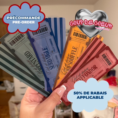 *PRE ORDER* MAGIC HOUSES BOOKMARKS (DIFFERENT PACKS)