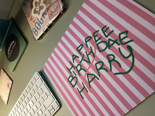 *PRE ORDER* HBD HARRY MOUSEPAD
