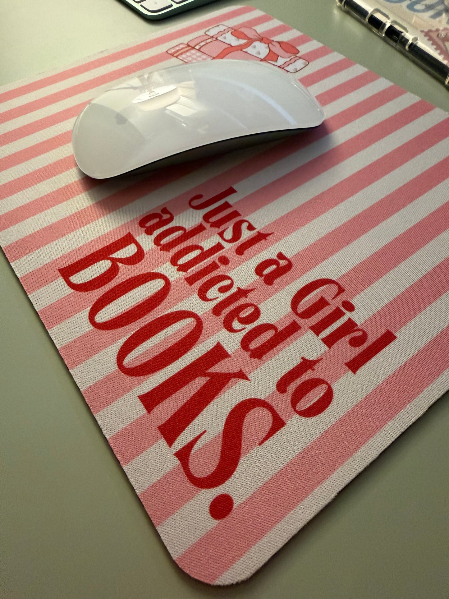 *PRE ORDER* GIRL ADDICTED TO BOOKS MOUSEPAD