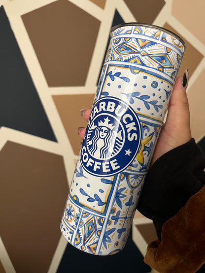 *PRE ORDER* GREEK VIBES STARBIES TUMBLER 20oz