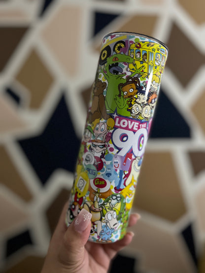 *PREORDER* LOVE THE 90s TUMBLER 20oz