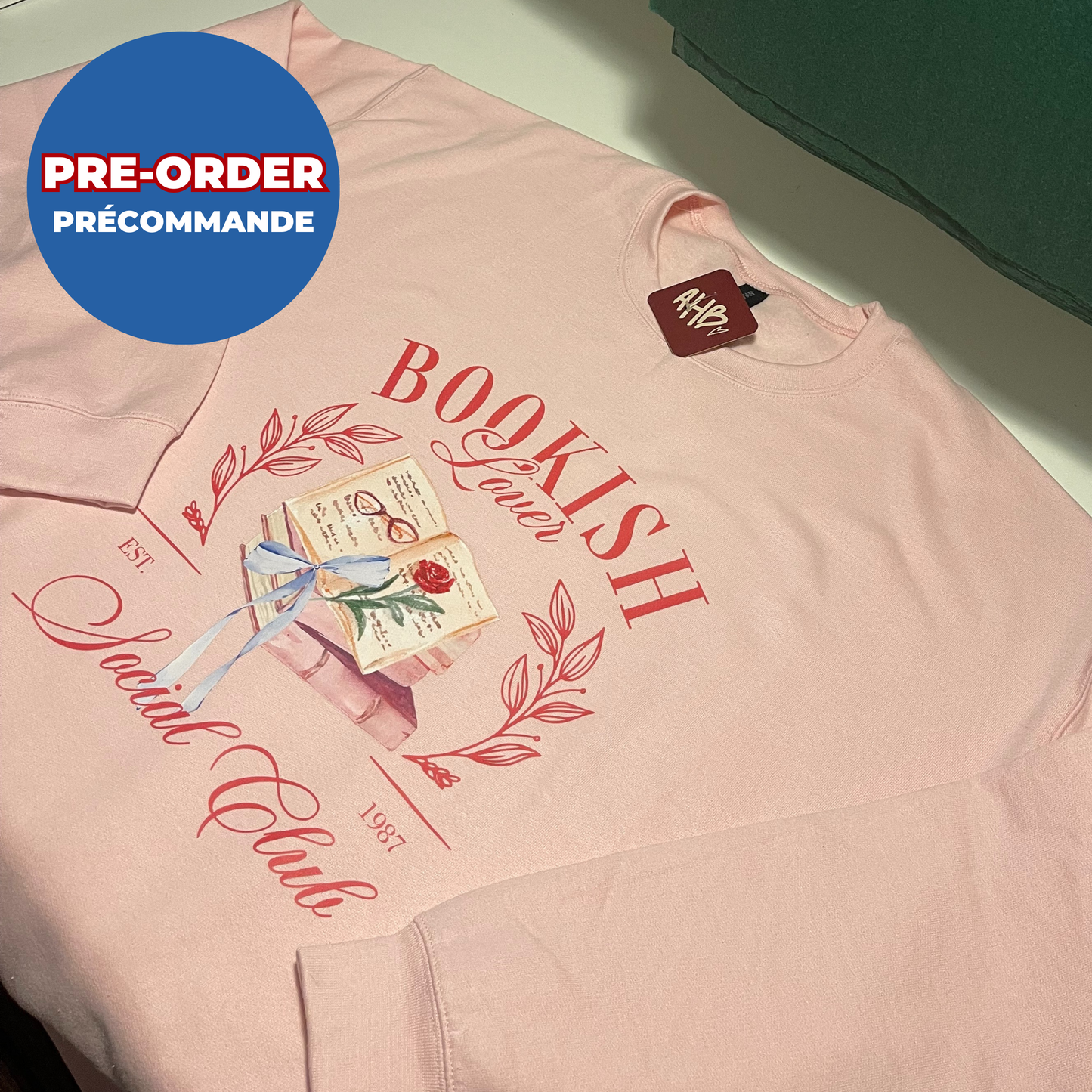 *PRE ORDER* BOOKISH SOCIAL CLUB CREWNECK