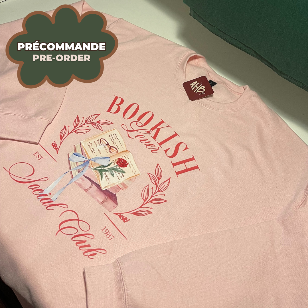 *PRE ORDER* BOOKISH SOCIAL CLUB CREWNECK