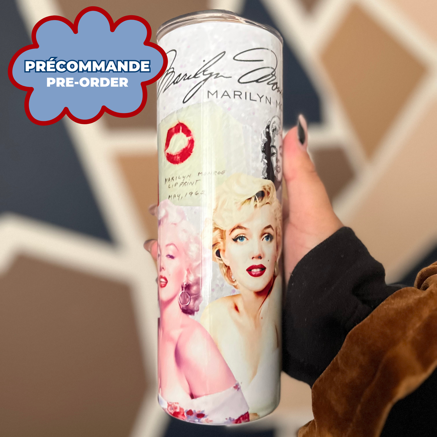 *PRE ORDER* MARILYN MONROE TUMBLER 20oz