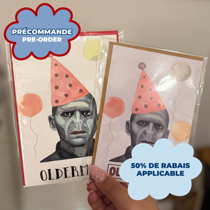*PRE ORDER* OLDERMORT BIRTHDAY CARD
