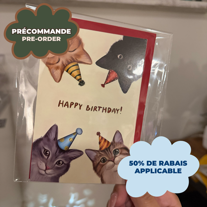 *PRÉCOMMANDE* CARTE D'ANNIVERSAIRE "OLDERMORT"
