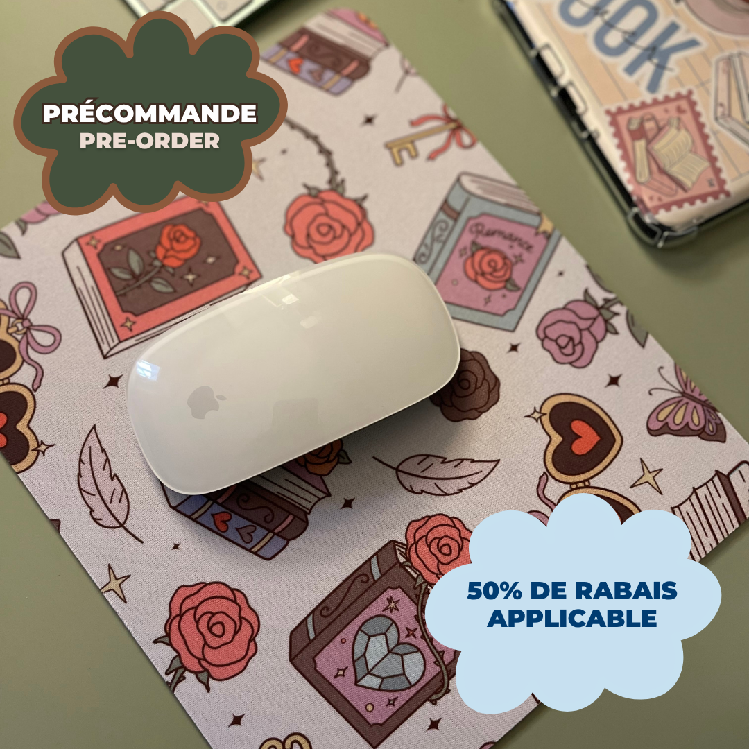 *PRÉCOMMANDE* TAPIS DE SOURIS ROMANCE ET FANTAISIE