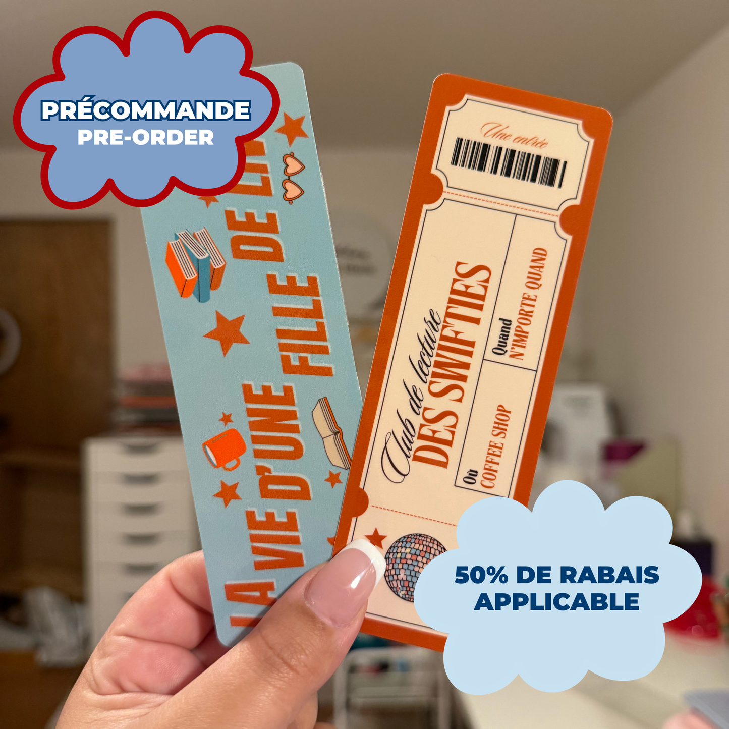 *PRE ORDER* SWIFTIE CLUB BOOKMARK (PACK OF 2)