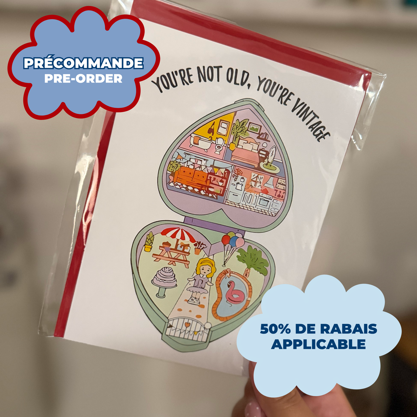 *PRE ORDER* YOU'RE NOT OLD BIRTHDAY CARD