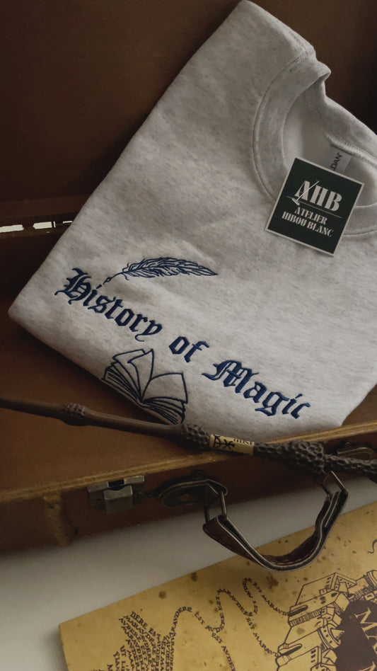HISTORY OF MAGIC EMBROIDERED CREWNECK