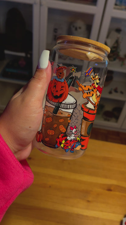 *PREORDER* HALLOWEEN WINNIE & FRIENDS GLASS